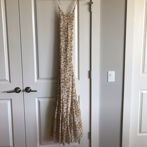 Maxi flower print dress